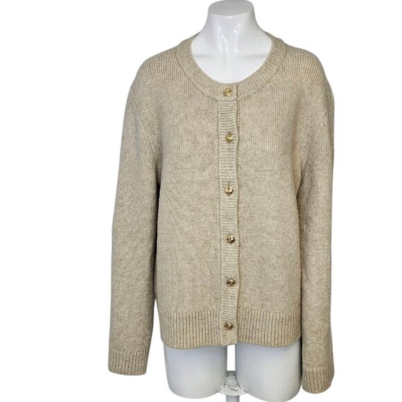 Abercrombie & Fitch Womens button Front Soft Long Sleeve Cardigan, Size L - Picture 1 of 7